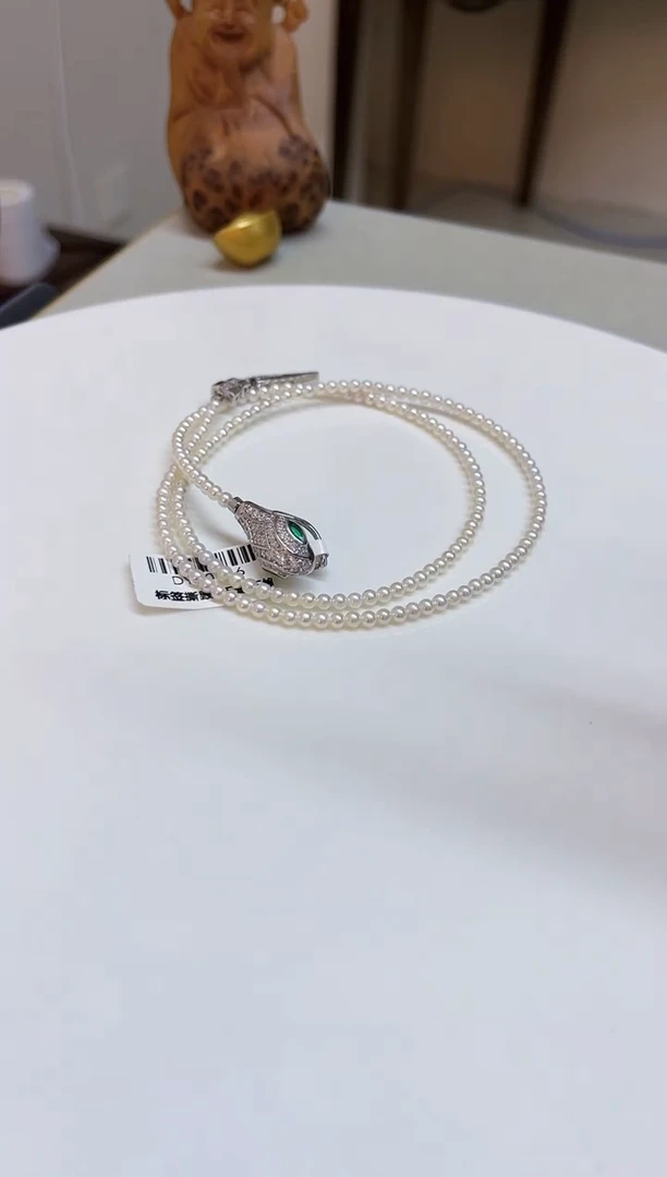 银S925镶嵌颈饰海水珍珠3mm