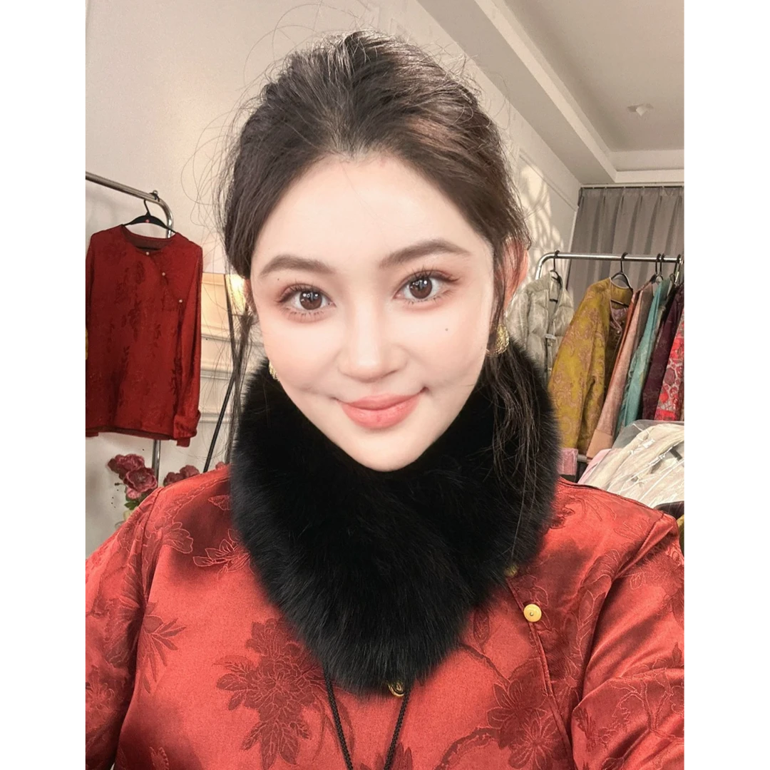 【黑毛领】新中式国风百搭设计感宽松显瘦款上衣