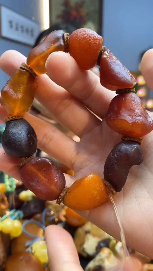 手串琥珀未镶嵌手串
