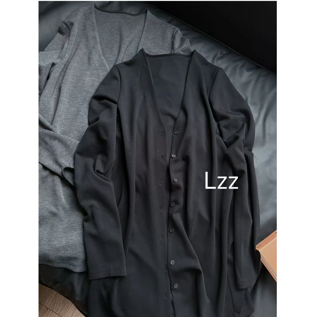 『LZZ』2025春季新款时尚百搭简约松弛感暴瘦百搭开衫防晒T恤