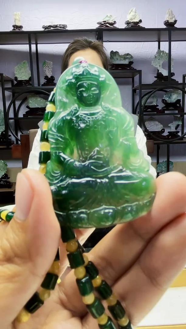 【闪购商品】定制翡翠未镶嵌毛货01260139多样性发其一