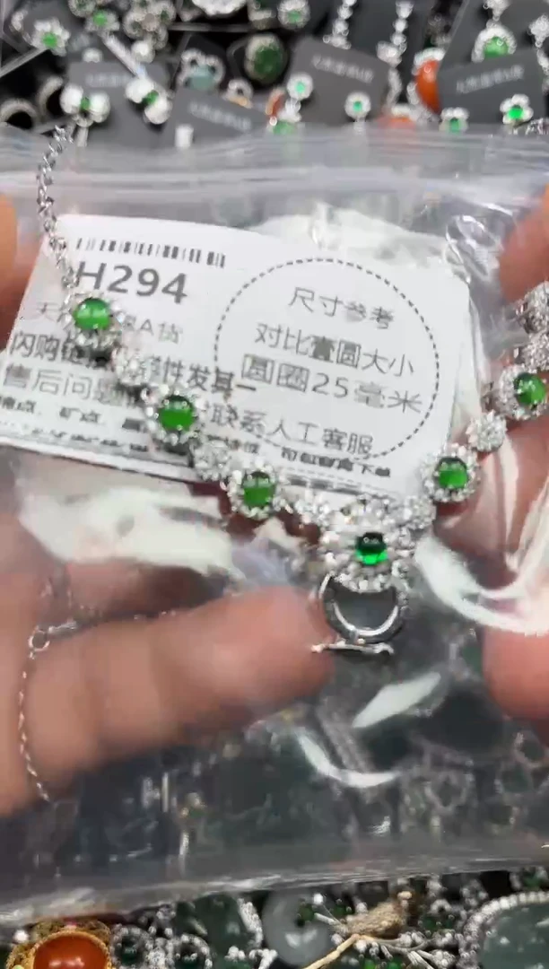 颈饰未镶嵌翡翠H294项链