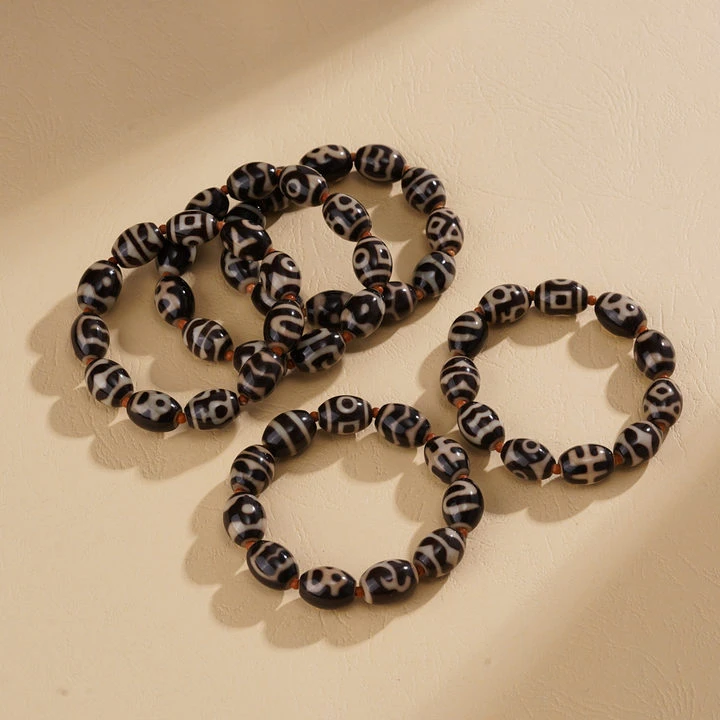 云丹拉姆丨XY黑金多宝手串天珠手串多样性发其一