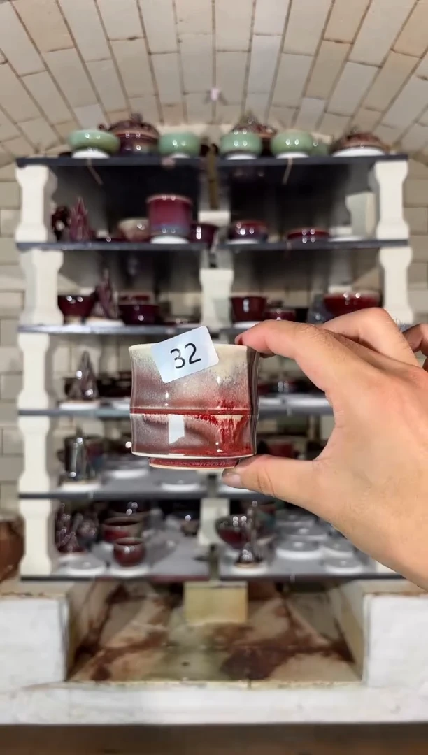 摆件精品窑变钧瓷茶器