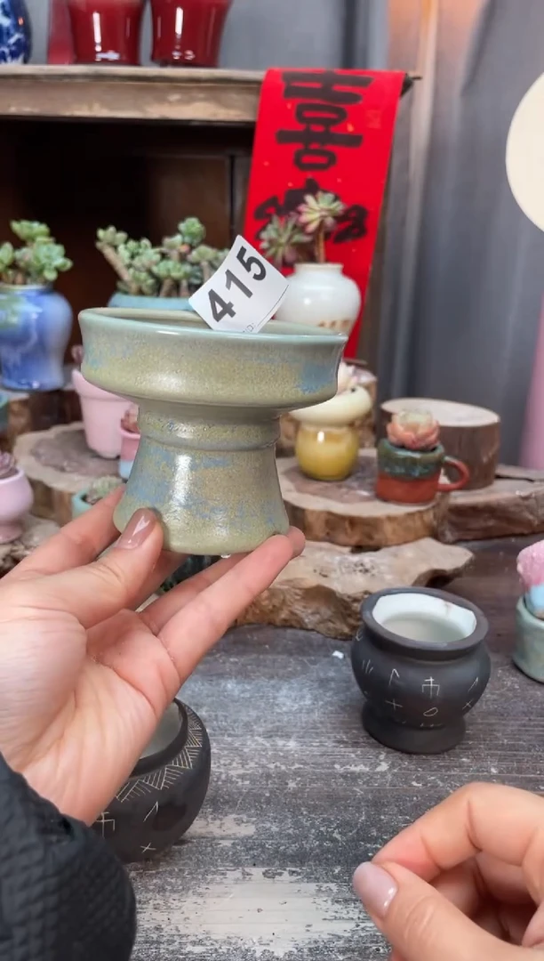 【闪购商品】摆件415知木小芳花盆