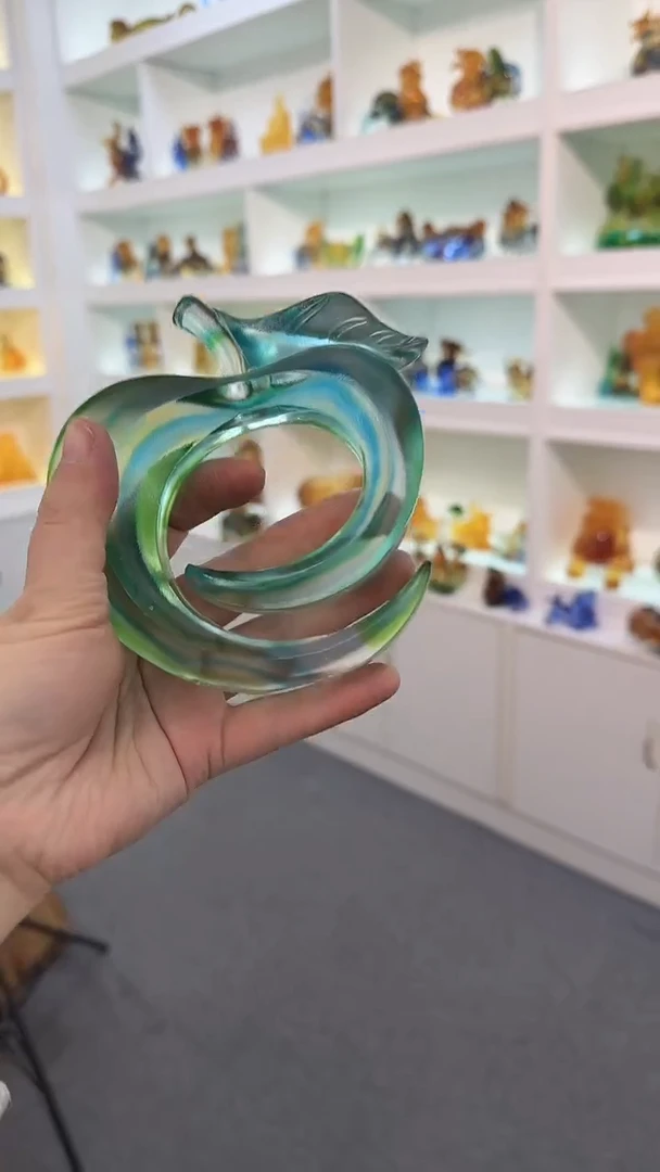 手工艺品琉璃苹果