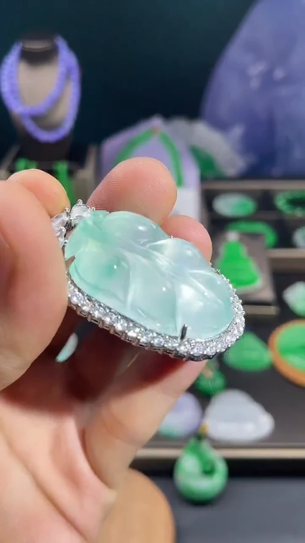 满色天然吊坠 所见即所得！