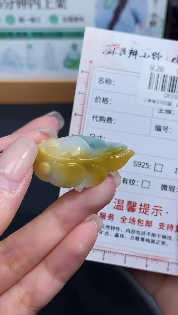 颈饰未镶嵌翡翠天然翡翠A货94