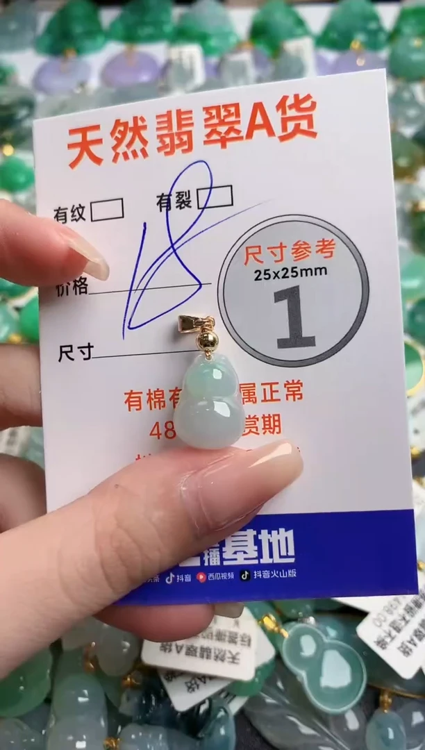 翡翠未镶嵌颈饰13005652