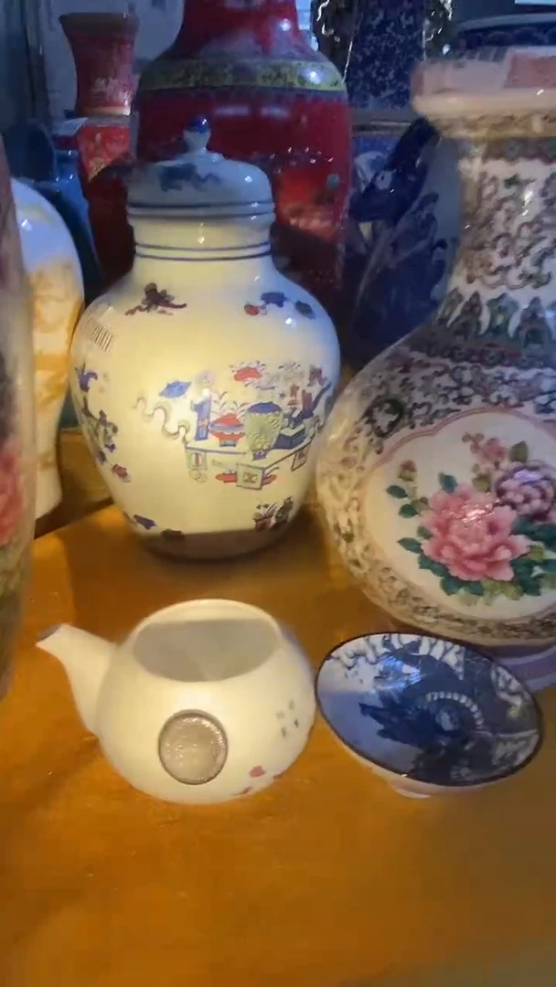 摆件瓷主播口述为主 （斗笠杯 单只）