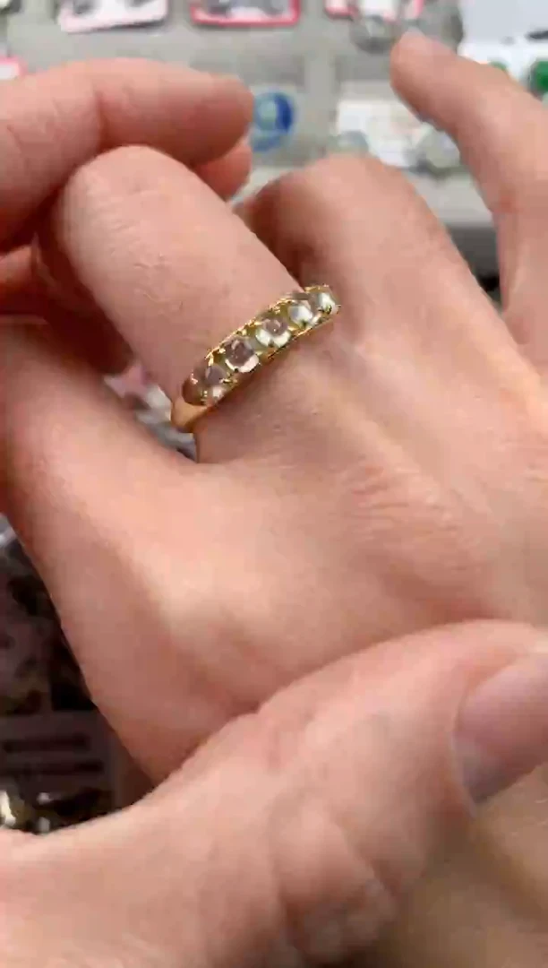 银S925镶嵌戒指翡翠4       10