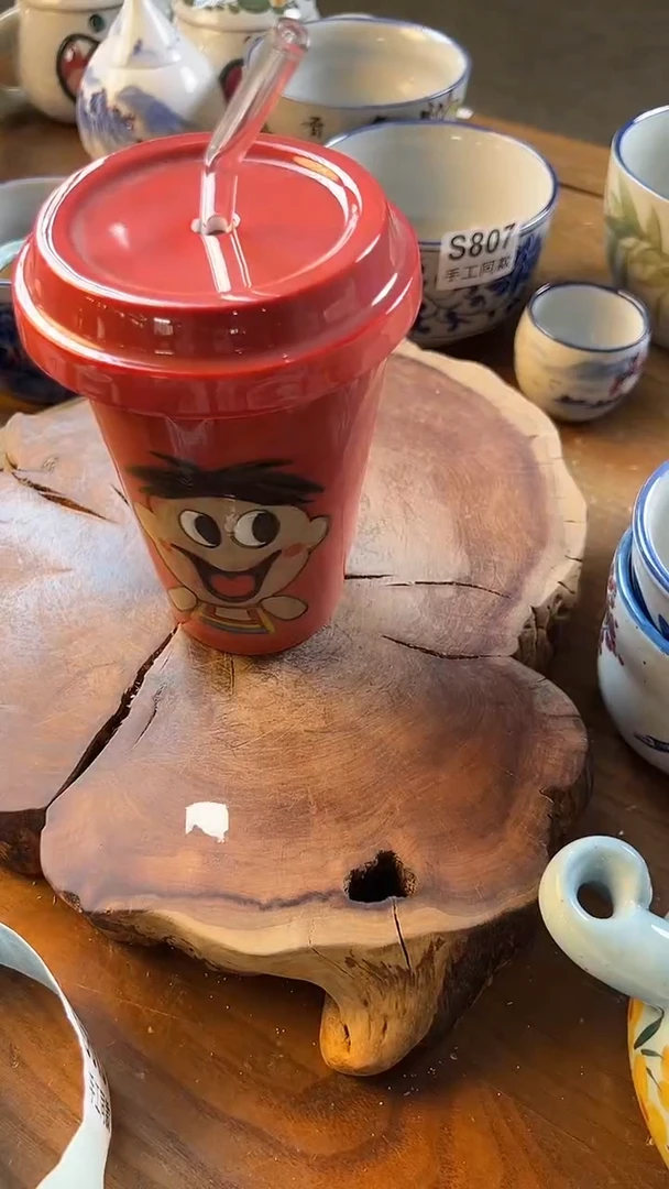 杯子813老陶泥杯子一只