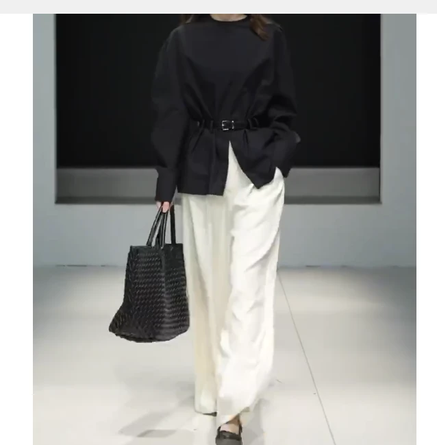 2025春季新款网红同款洋气气质韩版潮流休闲衬衫上衣裤子女MEIL