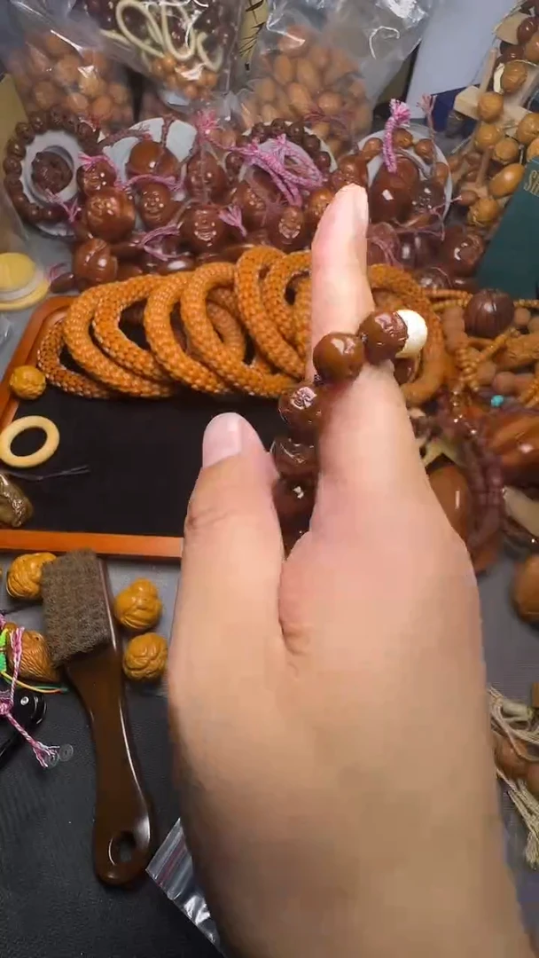 手串橄榄核逗**师宝宝佛