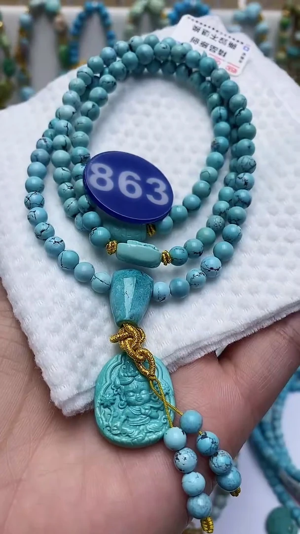 【闪购商品】绿松石项链未镶嵌863
