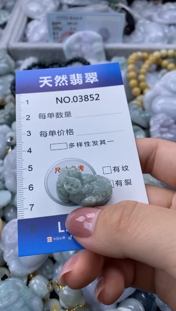 翡翠未镶嵌颈饰缅甸A货翡翠03852