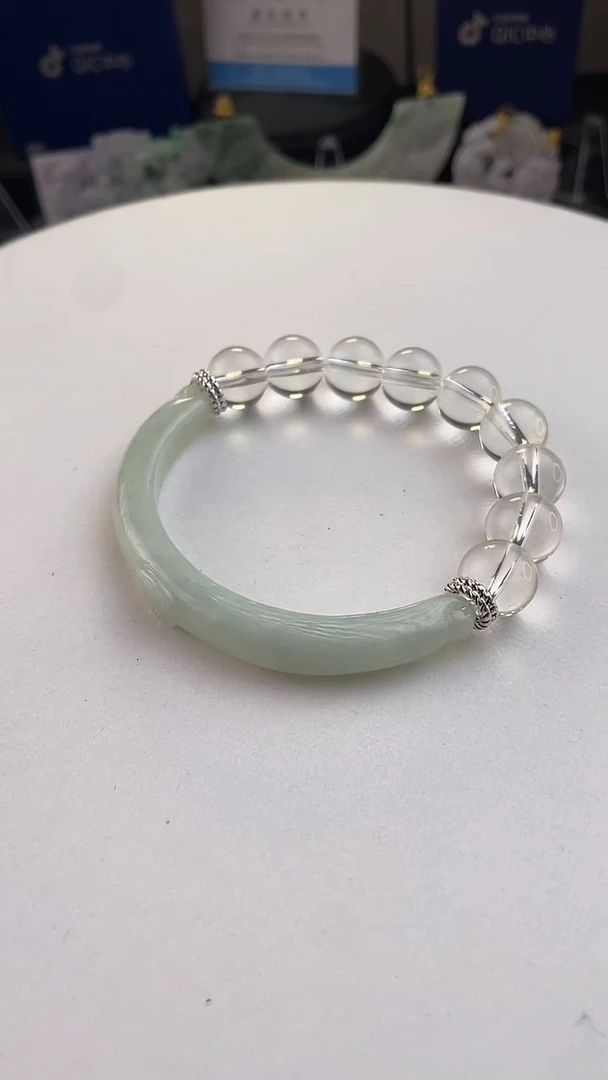 未镶嵌手链翡翠手工定制默认微瑕主播介绍为准