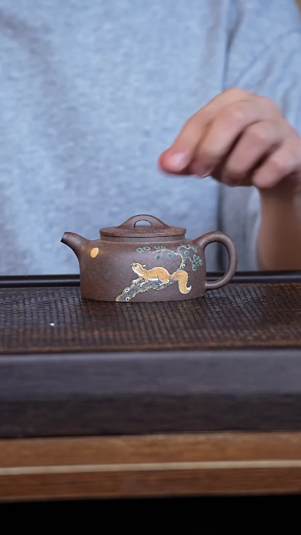 茶壶紫砂宜兴手工原矿紫砂壶001