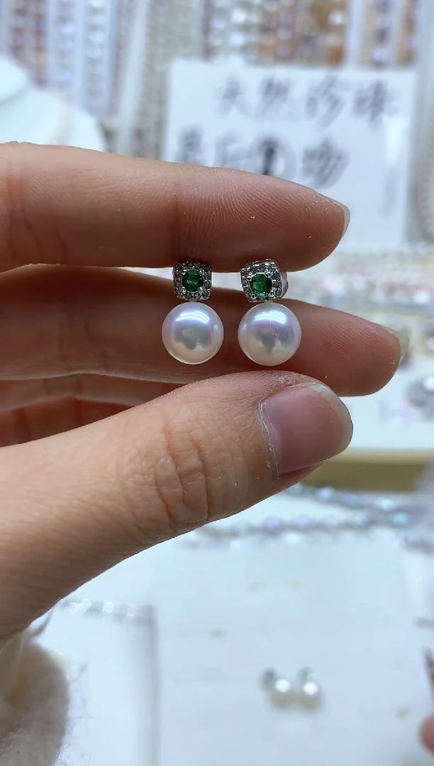 【闪购商品】淡水珍珠耳饰未镶嵌耳环