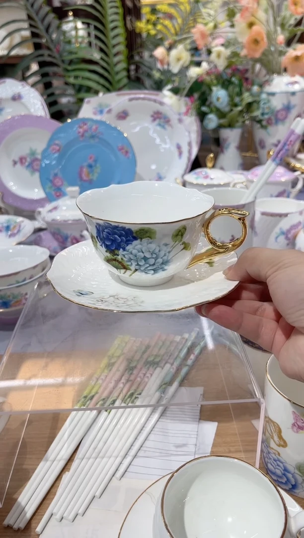 36%以上骨粉骨瓷咖啡杯碟