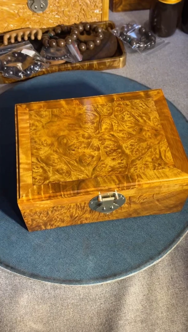 乌木类成套家具瘤疤首饰盒 8