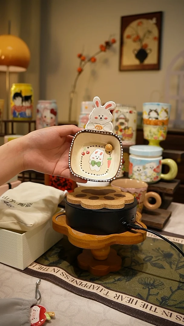 杯子【不带盒子】449高温釉下彩