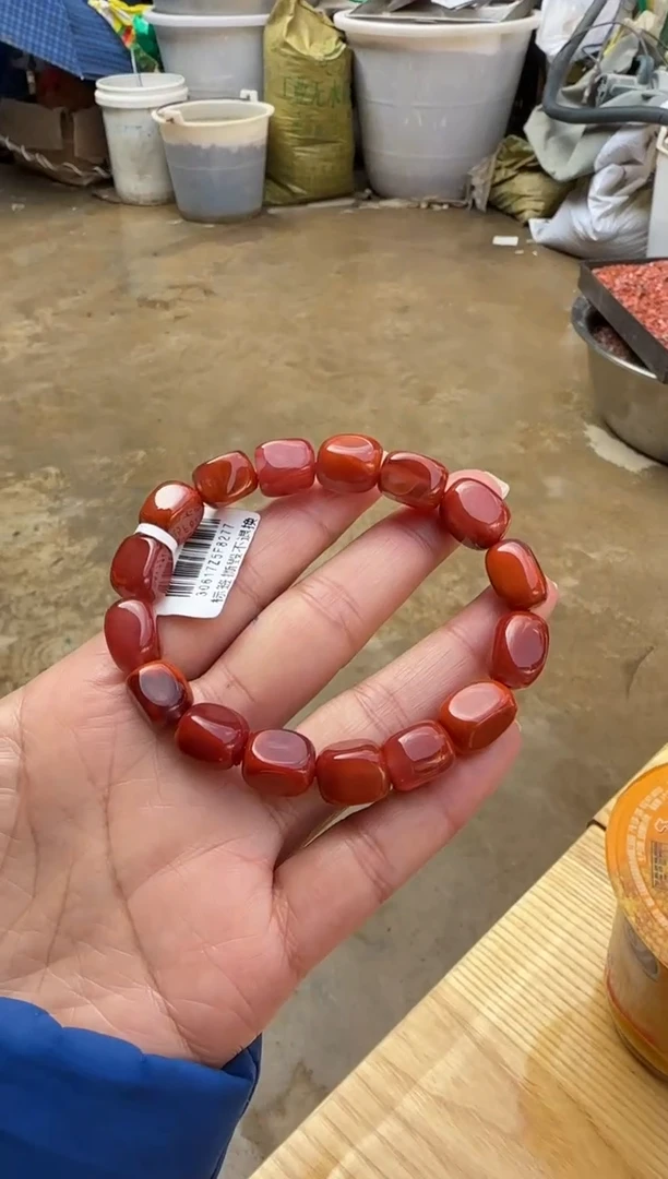 【闪购商品】南红玛瑙珠串未镶嵌原矿无优化川料随型大号
