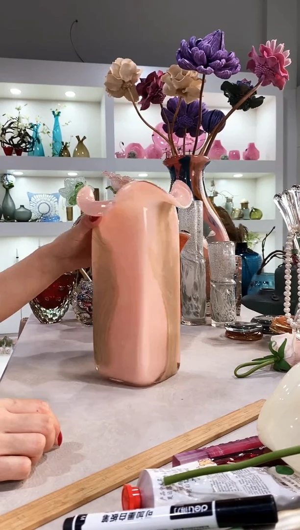 慕忆家手作琉璃花瓶