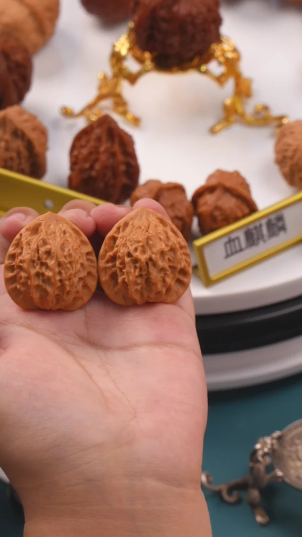 文玩核桃把件36七步沟
