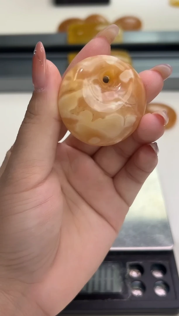 裸石琥珀未镶嵌琥珀蜜蜡吊坠