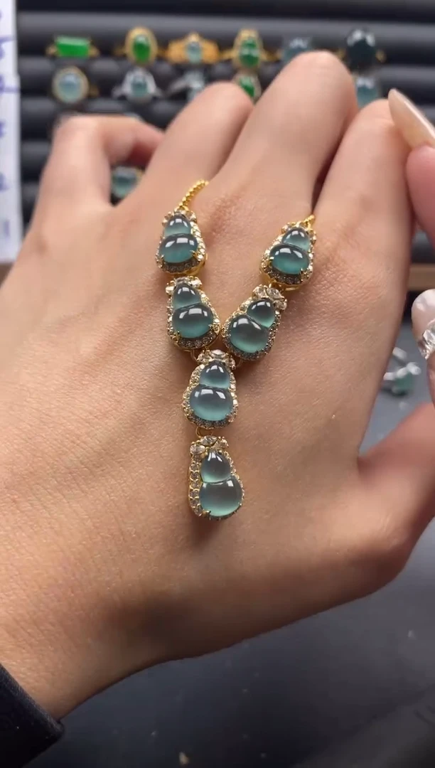 银S925镶嵌戒指翡翠51511