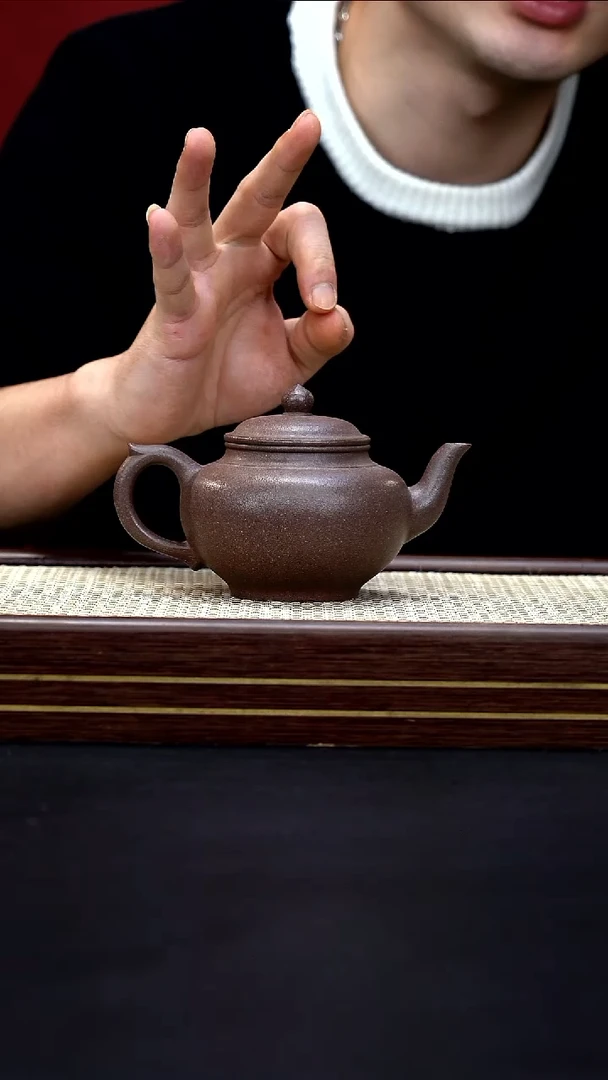 茶壶紫砂JF粗砂桃花泥 笑樱