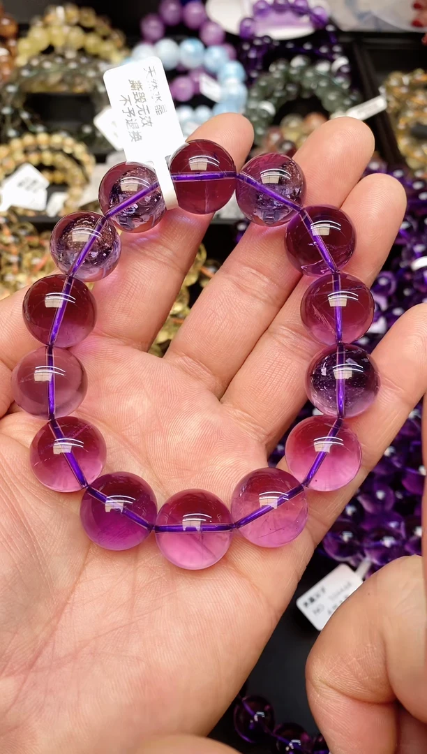 【闪购商品】水晶手链未镶嵌A2 紫水晶 17mm