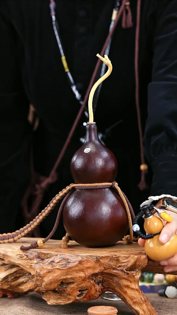 【闪购商品】224—光岳葫天然大漆酒葫芦不含漆珠
