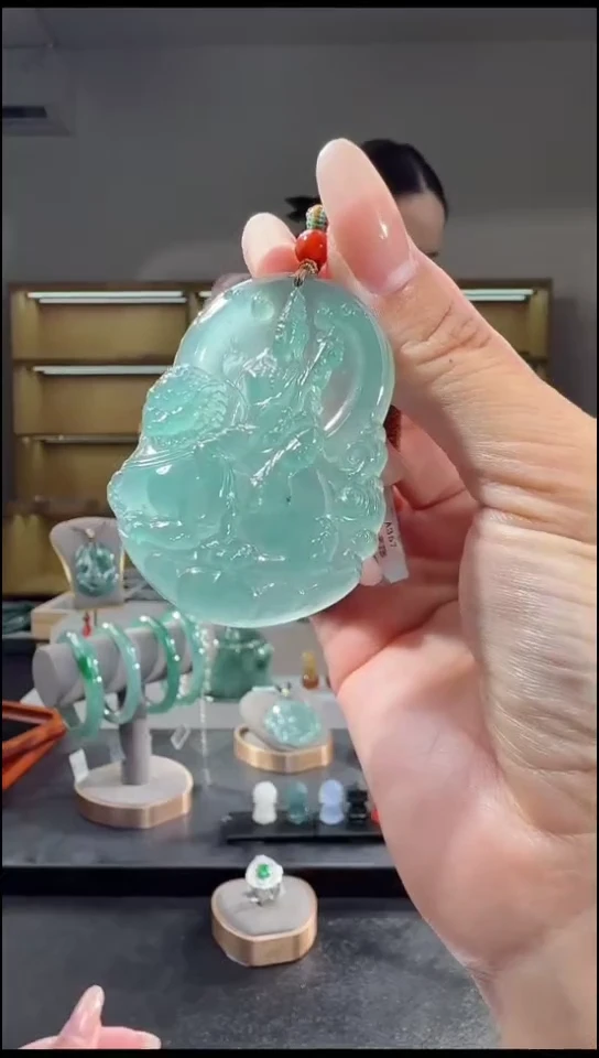 吊坠(不含链)未镶嵌翡翠文殊