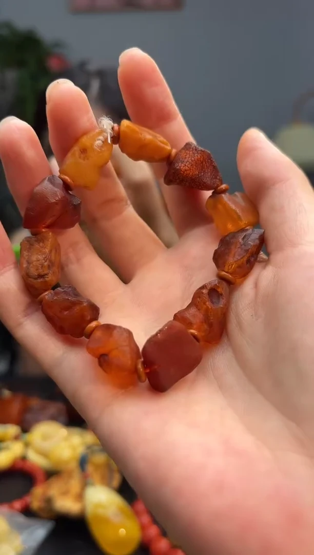 手串琥珀未镶嵌手串