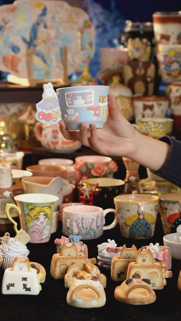 其他陶景德镇釉下彩手绘设计师款陶瓷