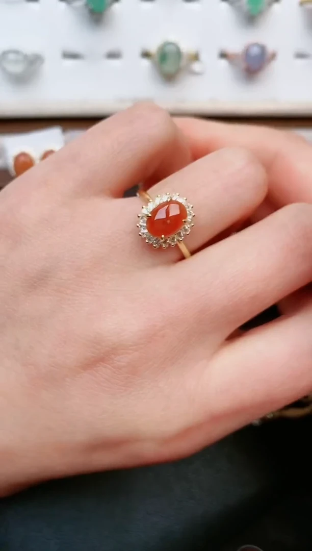 【闪购商品】翡翠戒指银S925镶嵌....