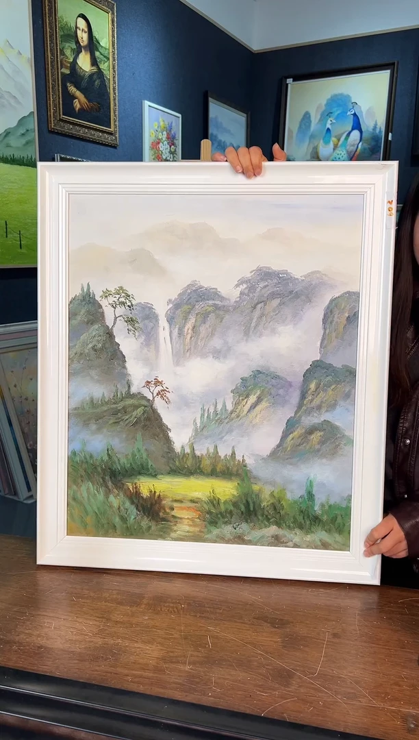 【闪购商品】油画5号 50*60 山水写意-手绘油画