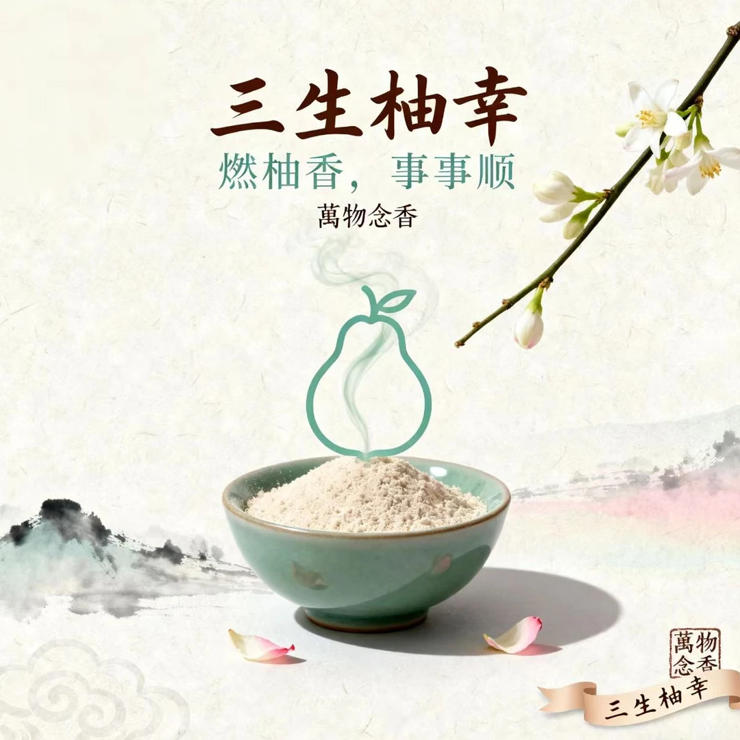 古方天然臻藏香粉三生柚幸50g高雅香薰香料