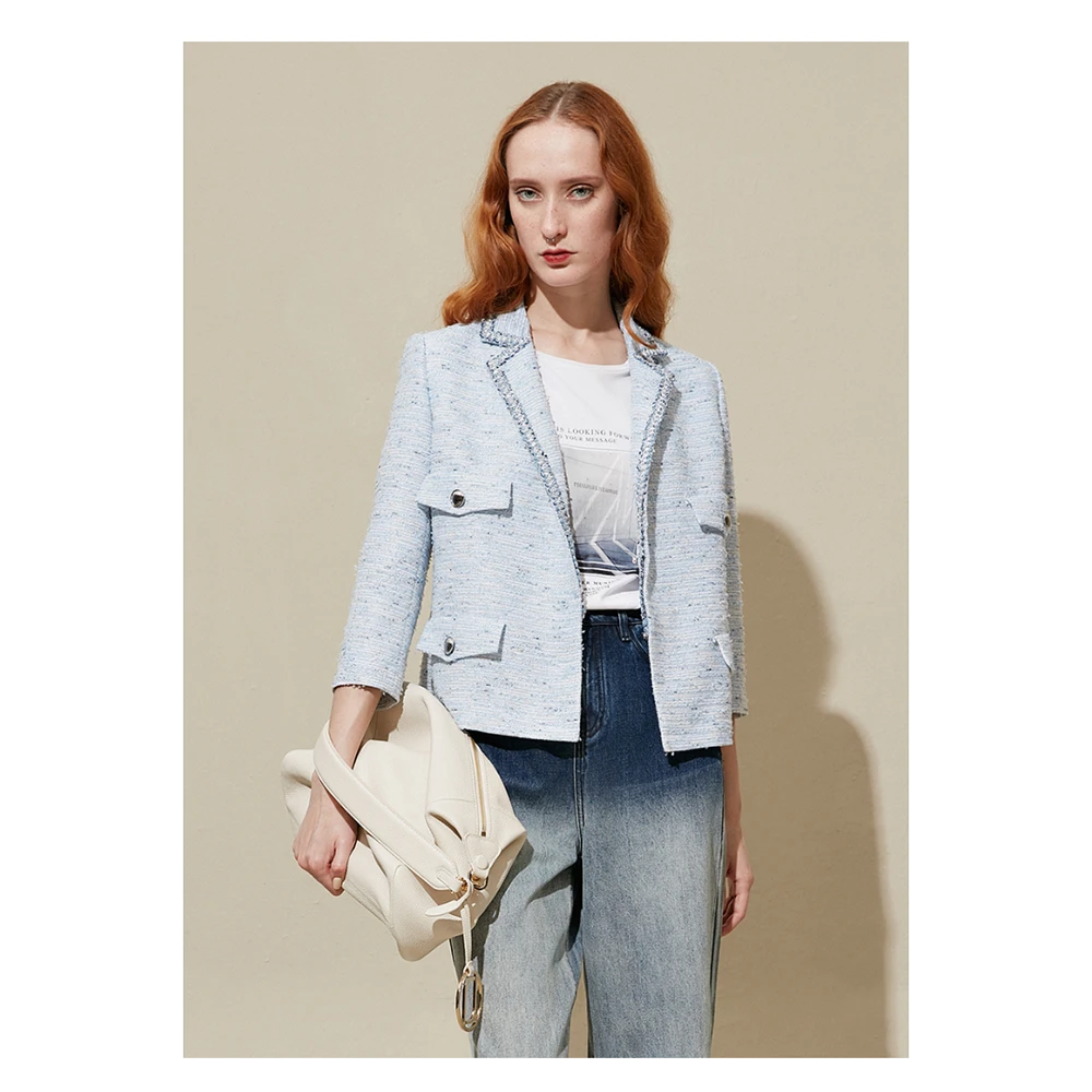 FALEMIG-萝家春秋气质小香风外套T10600