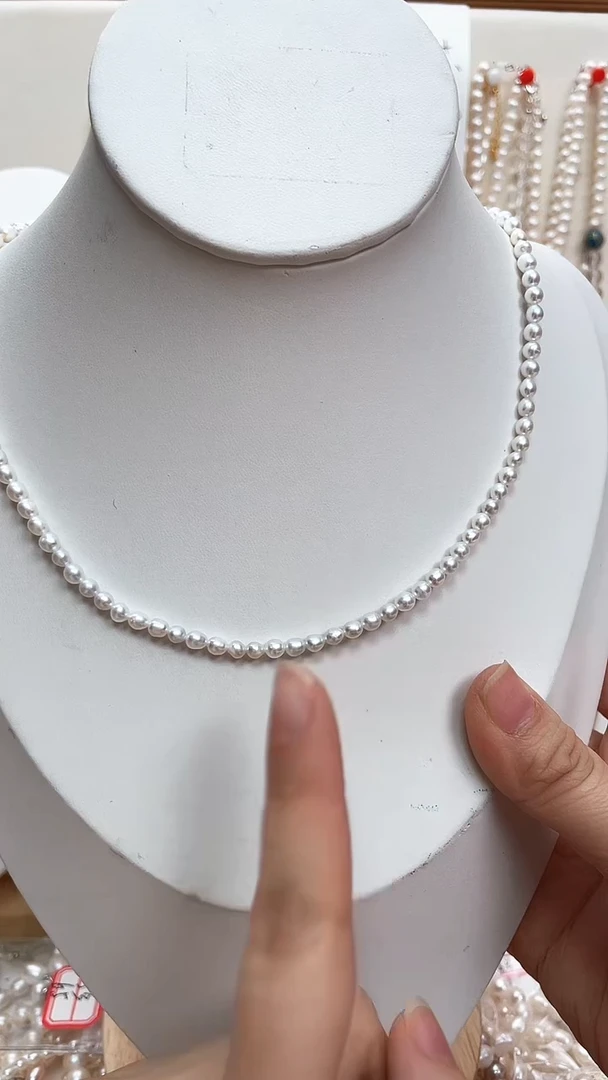 【闪购商品】淡水珍珠颈饰合金珍珠项链