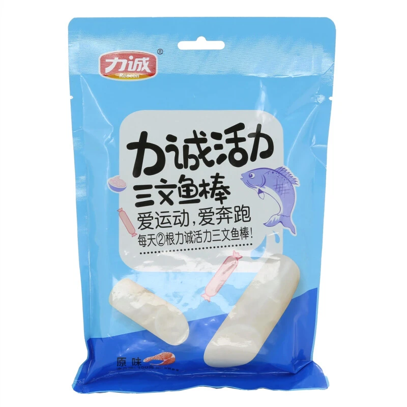 力诚 活力原味三文鱼棒 150g/袋
