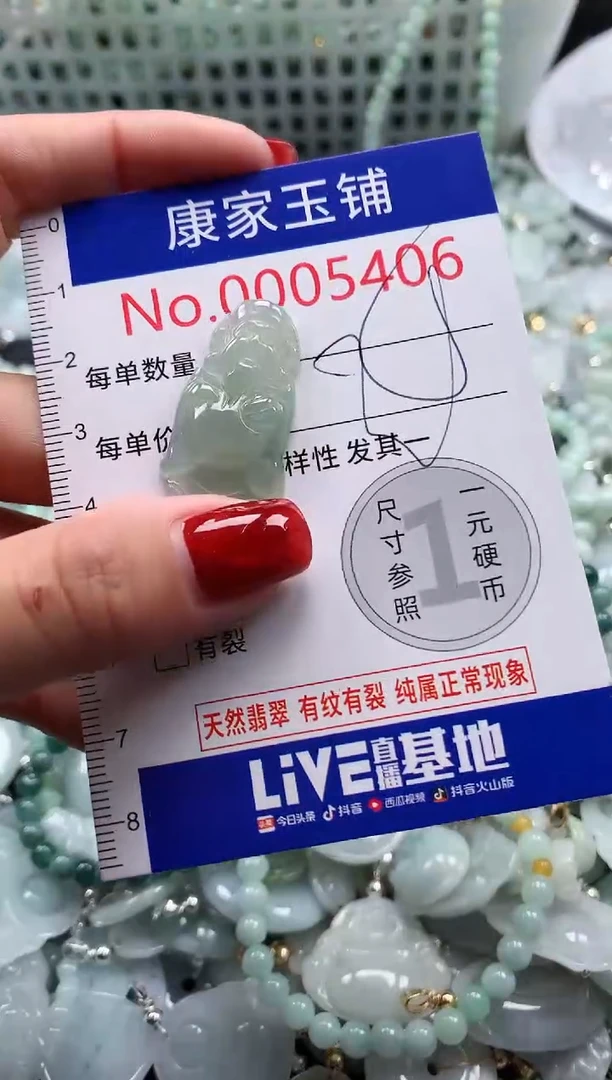 翡翠未镶嵌吊坠(不含链)5406