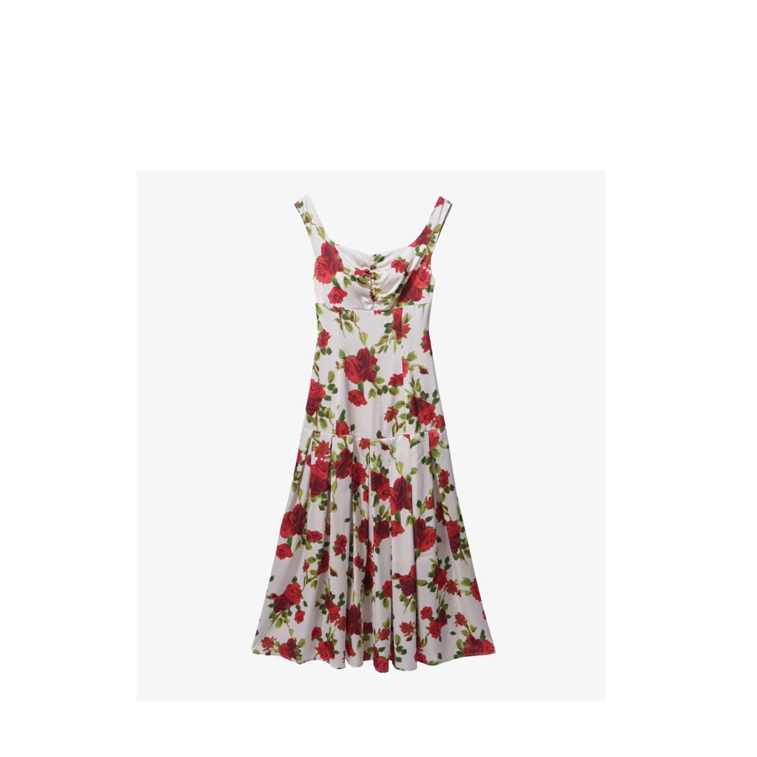 【芳芳专属】L7F10355CH（长款）时尚休闲显瘦百搭连衣裙