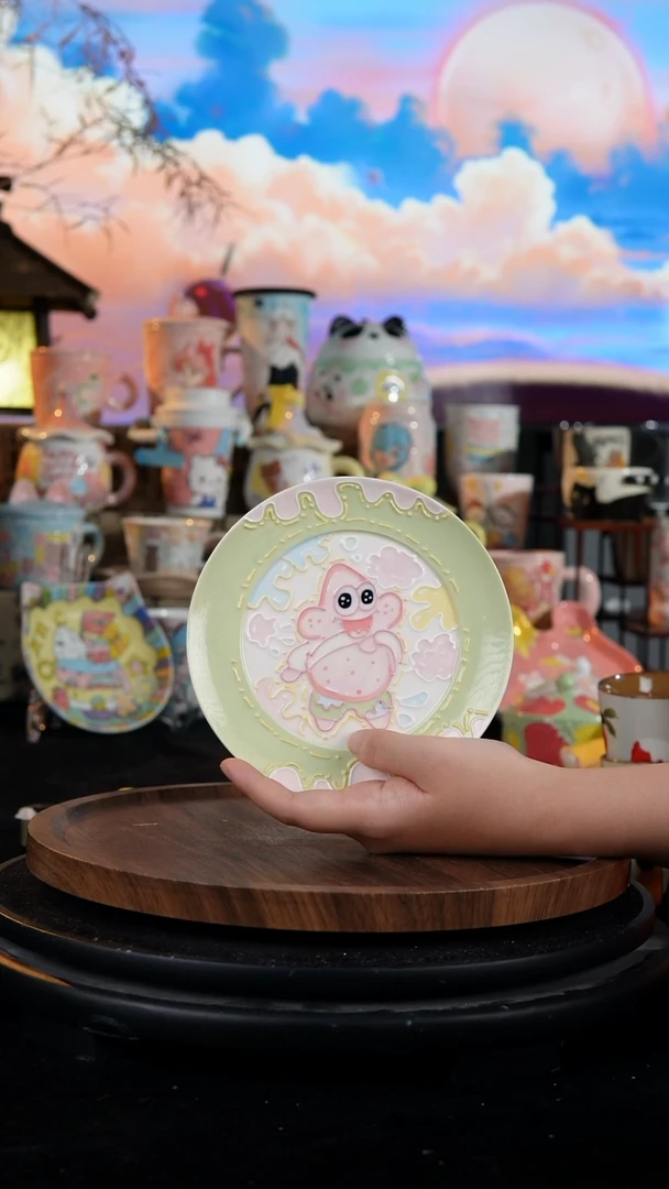 陶瓷便携款手工手绘景德镇陶瓷