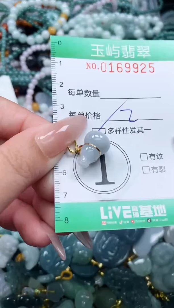 翡翠未镶嵌颈饰闪购0169925多样性发其一