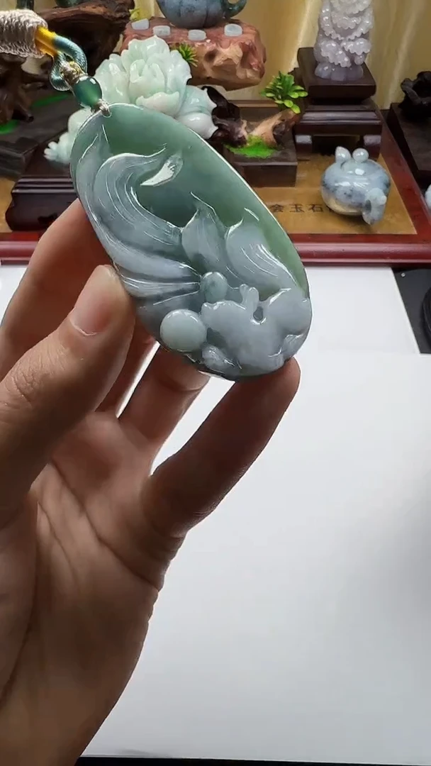 吊坠(不含链)未镶嵌翡翠1