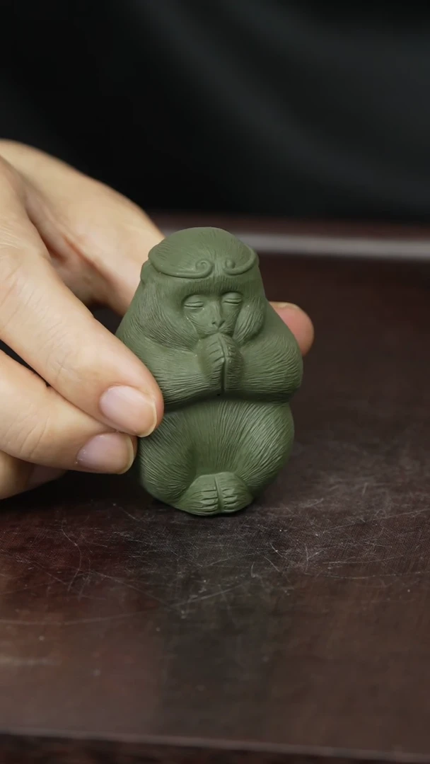 紫砂茶宠猴子茶宠