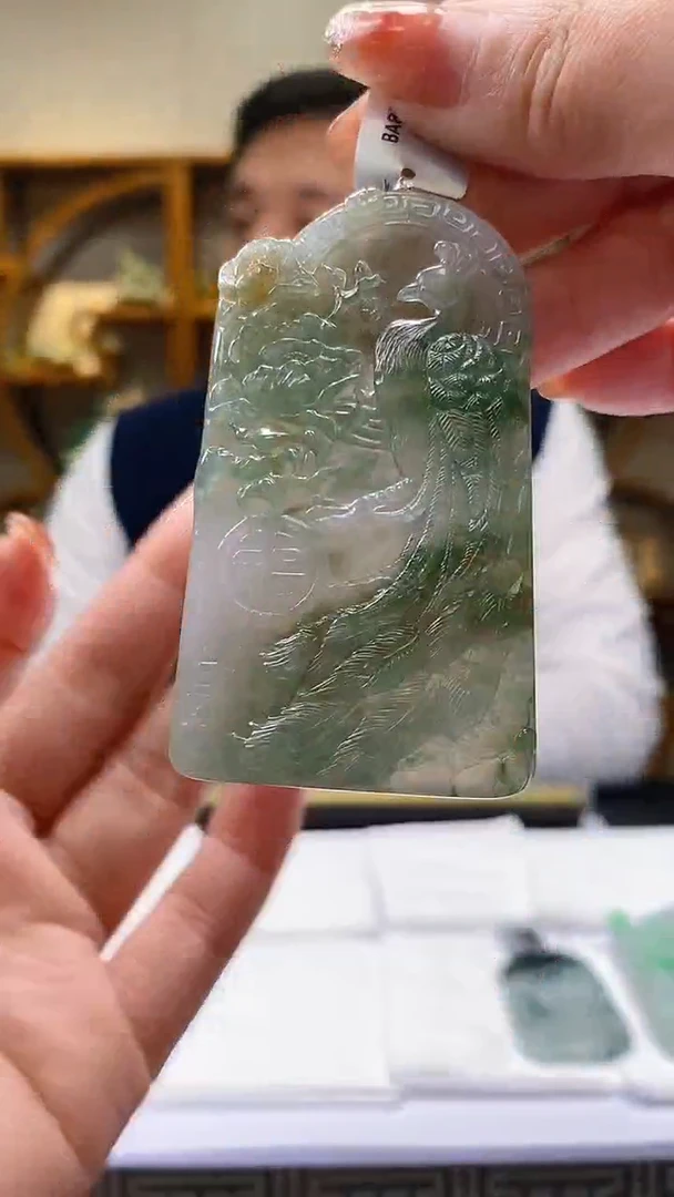 【闪购商品】定制翡翠未镶嵌36/0208/W/凤凰